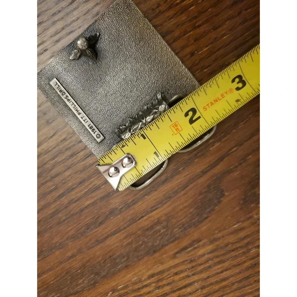 1981 I'm a Pronto Person ‎ ITT Phillips Drill Vintage Belt Buckle